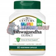 Ashwagandha [Ашваганда] (500 мг x 60 капс), 21st Century