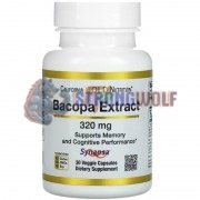 Bacopa [Бакопа] (320 мг x 30 капс), California Gold Nutrition