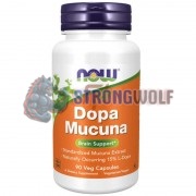 Dopa [Допа Мукуна] (400 мг x 90 капс), NOW Foods