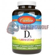 Vitamin D3 (360 шт), Carlson