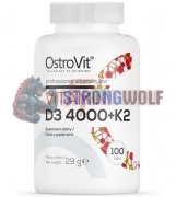 Vitamin D3 [4000 IU] + K2 [100 mcg] (100 шт), OstroVit