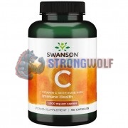 Vitamin C [with Rose Hips] (90 шт по 1000 мг), Swanson