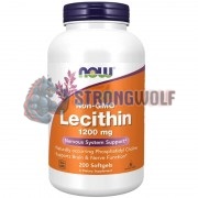 Lecithin [Non-GMO] (200 шт по 1200 мг), NOW Foods